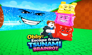 Play Obby Escape from Tsunami Brainrot now!