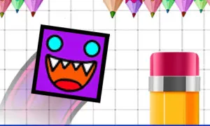 Play Geometry Jump Sketchy now!