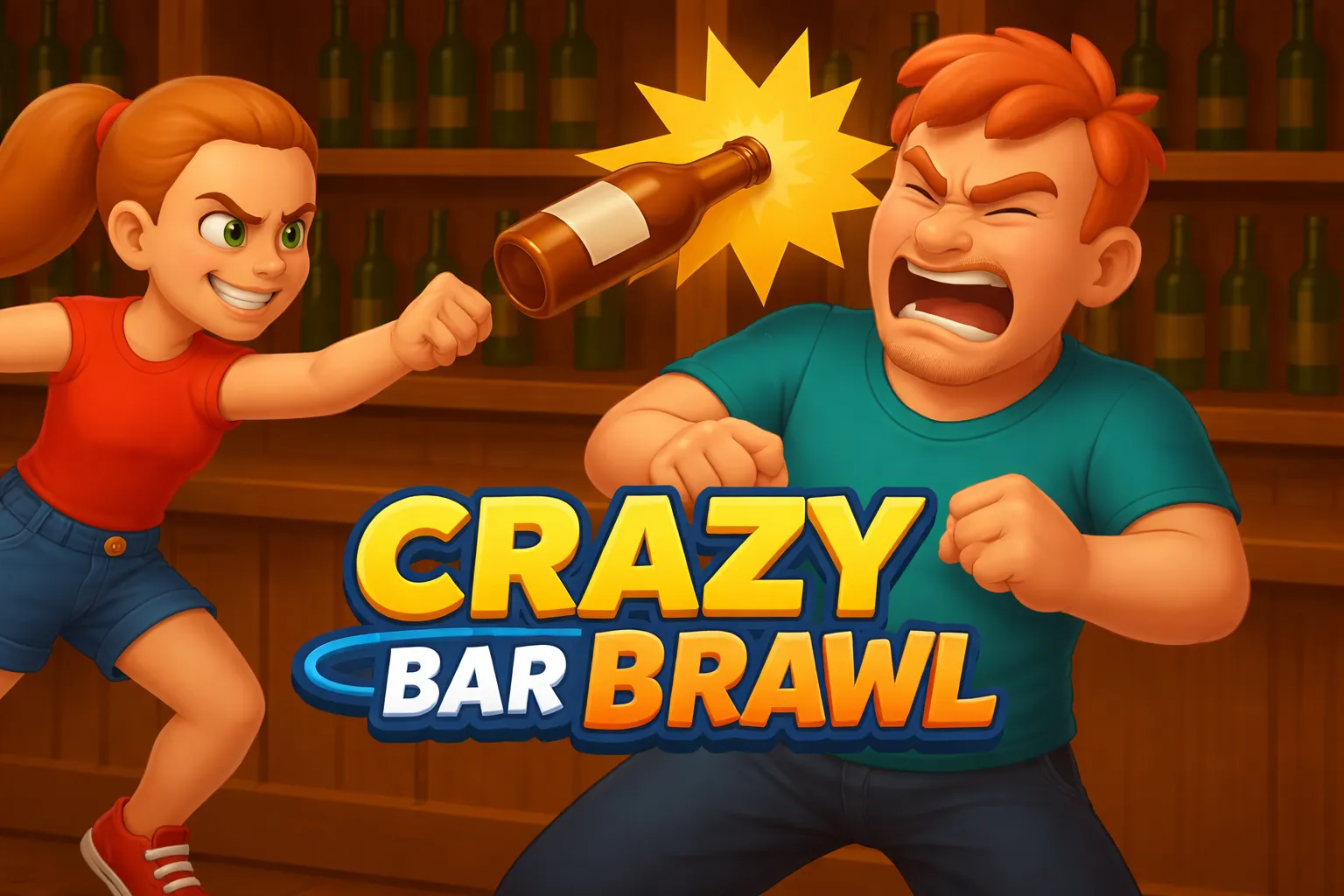 PLay Crazy Bar Brawl now!