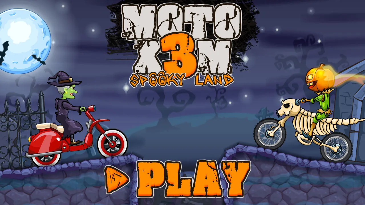 PLay Moto X3M Spooky Land now!